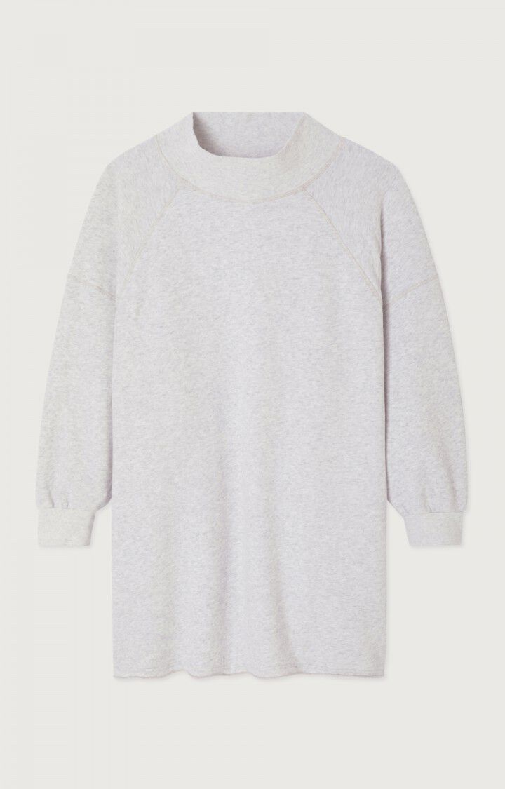 女士高领短款宽松连衣裙