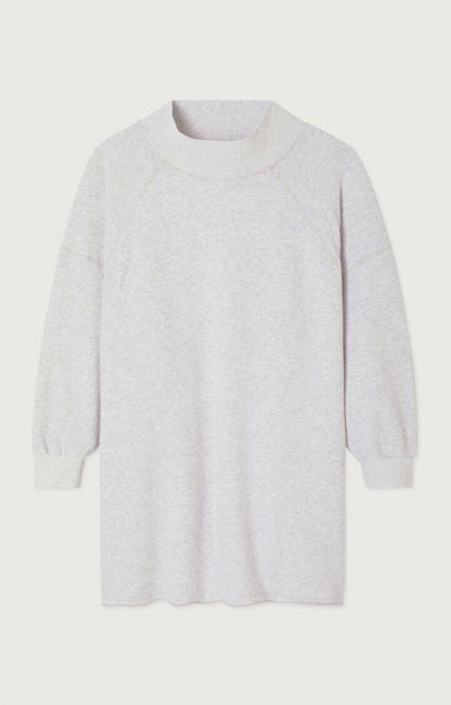 女士高领短款宽松连衣裙