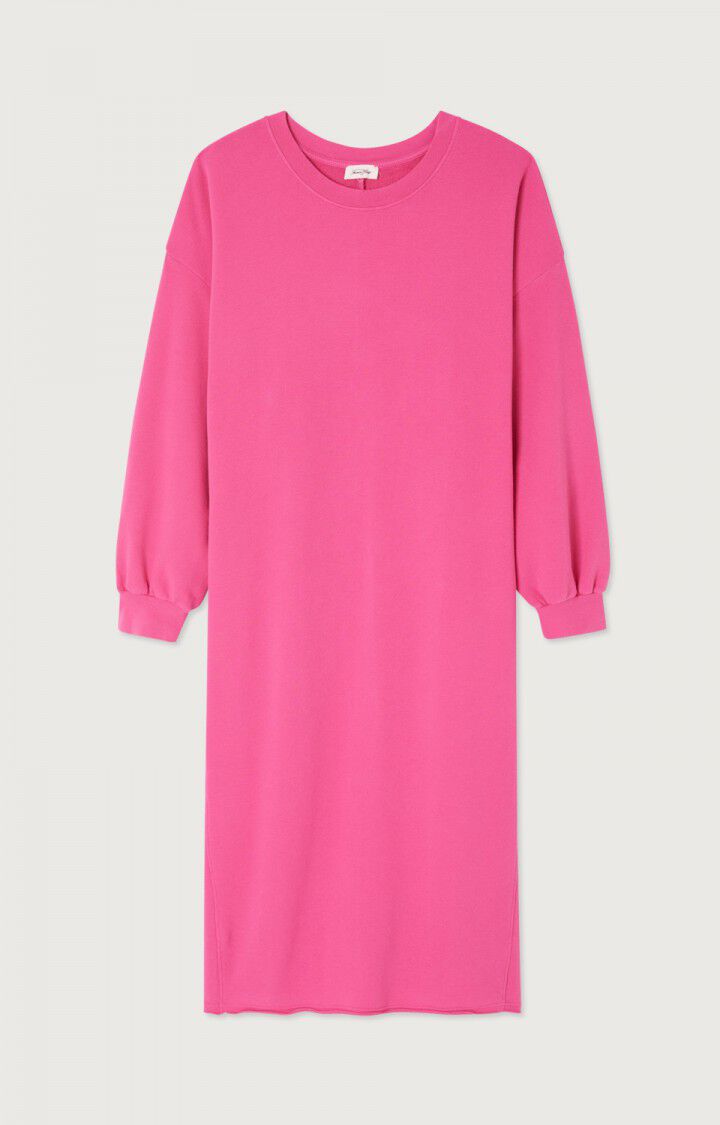 女士宽松圆领长裙