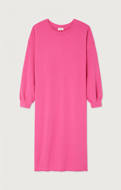 女士宽松圆领长裙