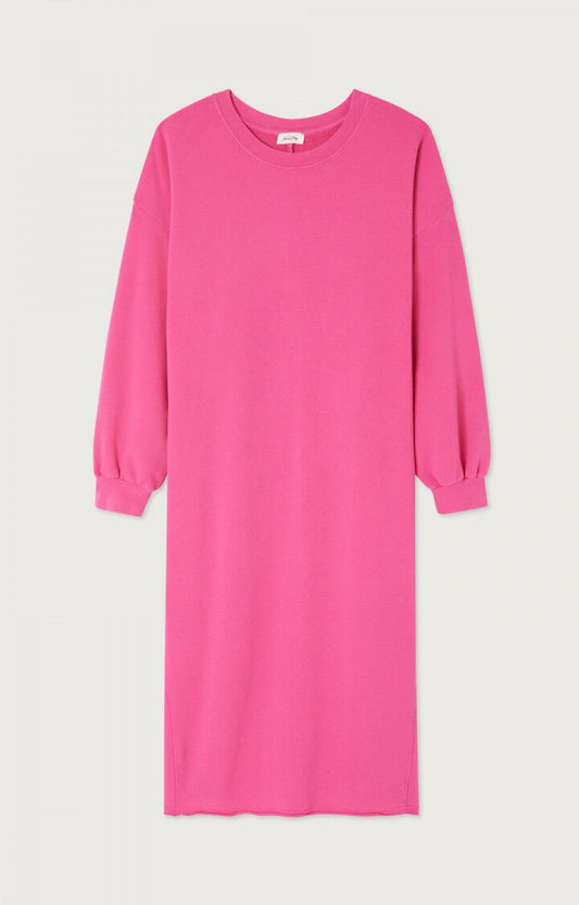 女士宽松圆领长裙