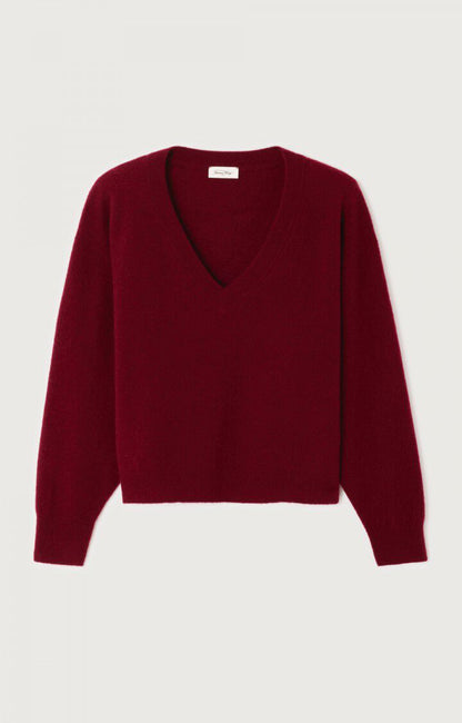 女士款V领毛衣
