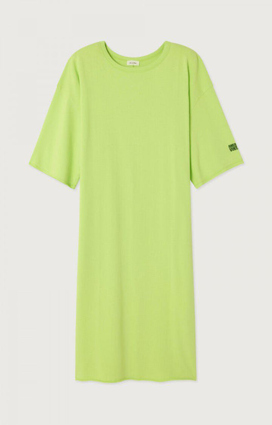 女士圆领长款宽松连衣裙