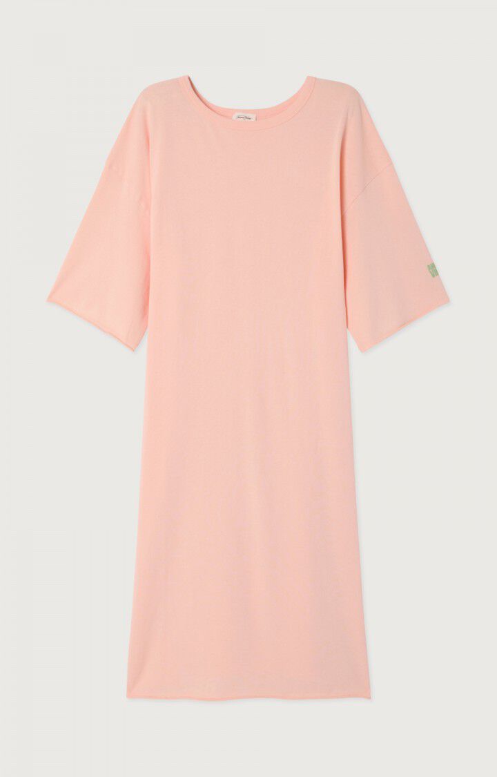 女士圆领长款宽松连衣裙