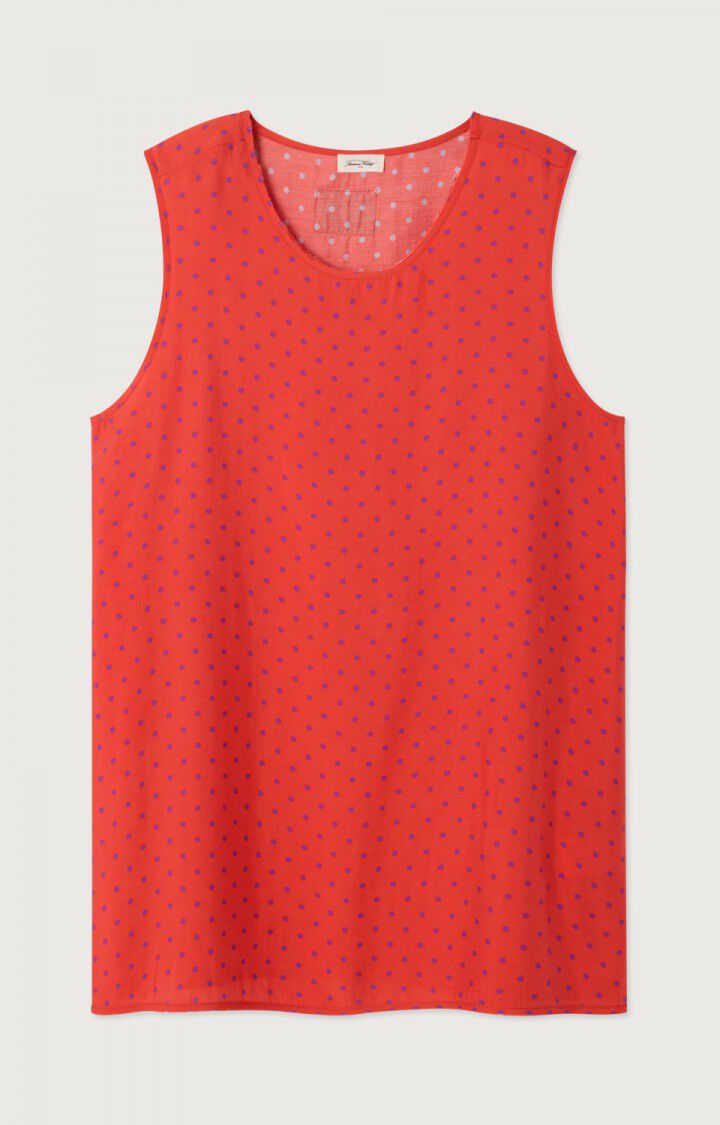 女士圆领背心短款宽松连衣裙