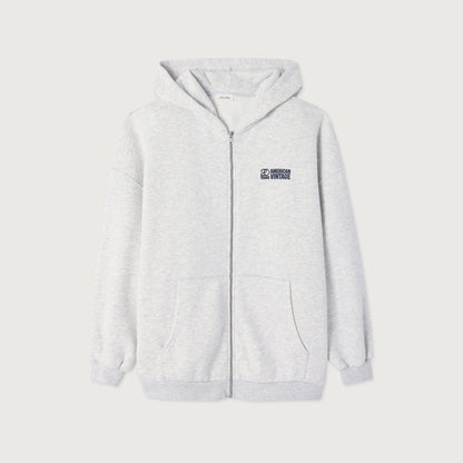 女士拉链连帽卫衣