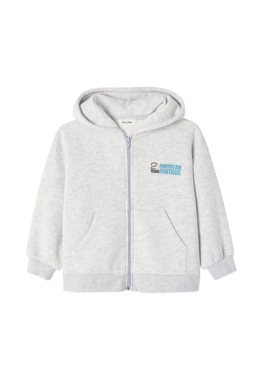 儿童拉链连帽卫衣