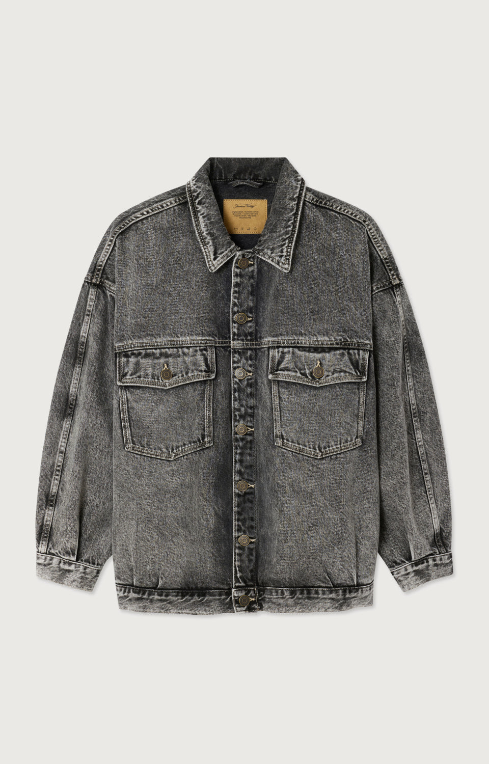 女士纽扣棒球夹克