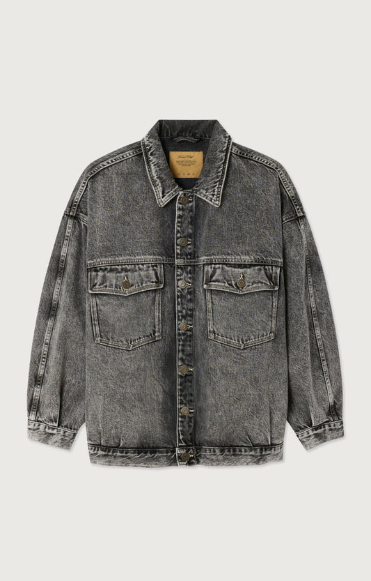 女士纽扣棒球夹克