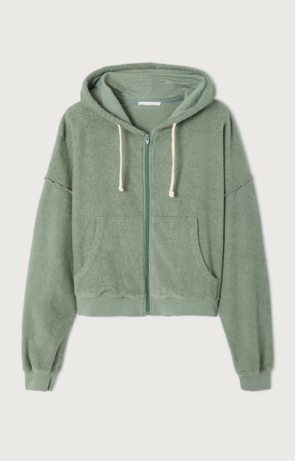 SWEAT ZIPPE ML CAPUCHE