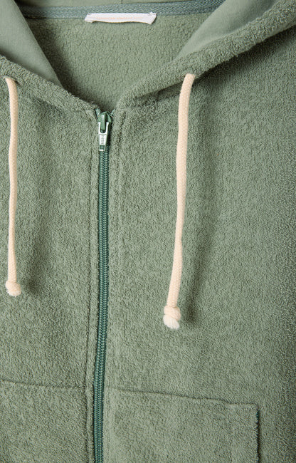 SWEAT ZIPPE ML CAPUCHE