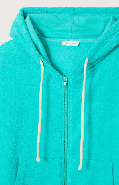 SWEAT ZIPPE ML CAPUCHE