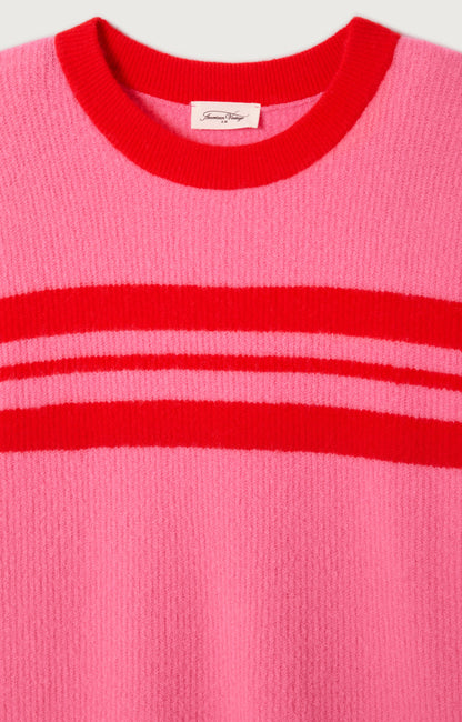 PULL MI LONG COL ROND