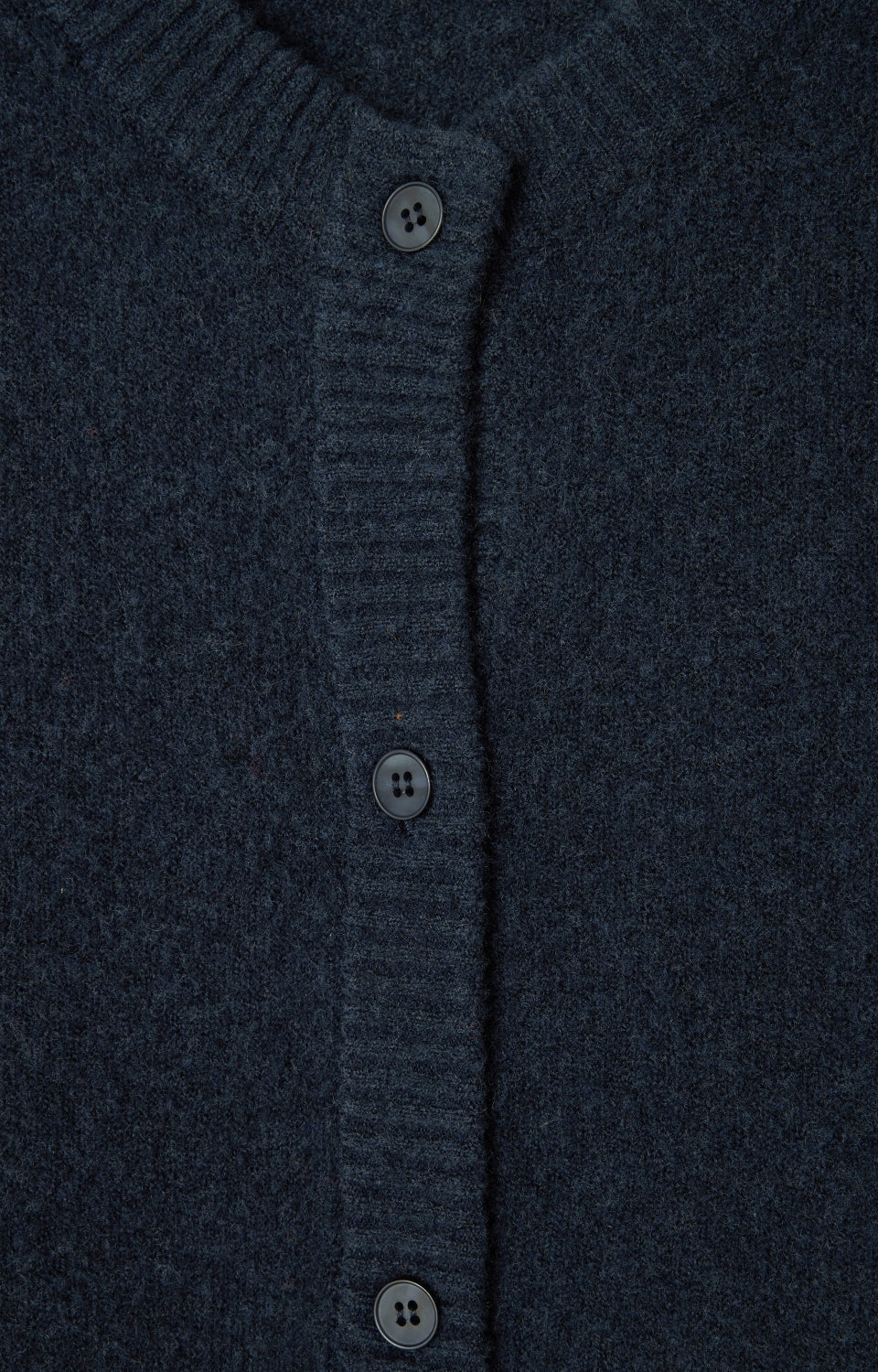 GILET COURT BOULE ML COL ROND BOUTONNE