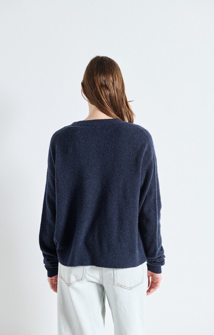 GILET COURT BOULE ML COL ROND BOUTONNE