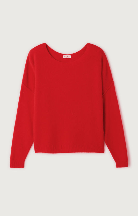 PULL BOULE ML COL BATEAU