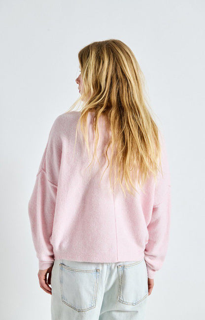 PULL BOULE ML COL BATEAU