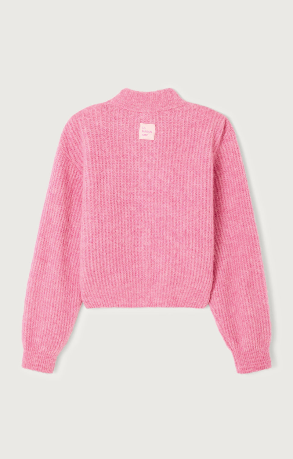 GILET COURT ML COL MONTANT BOUTONNE