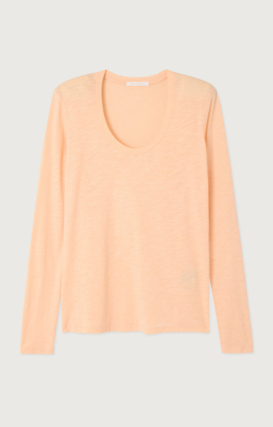 T-SHIRT DROIT ML COL U