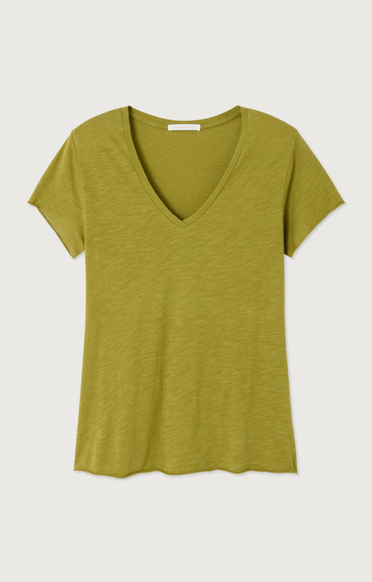 T-SHIRT TRAPEZE MC COL V