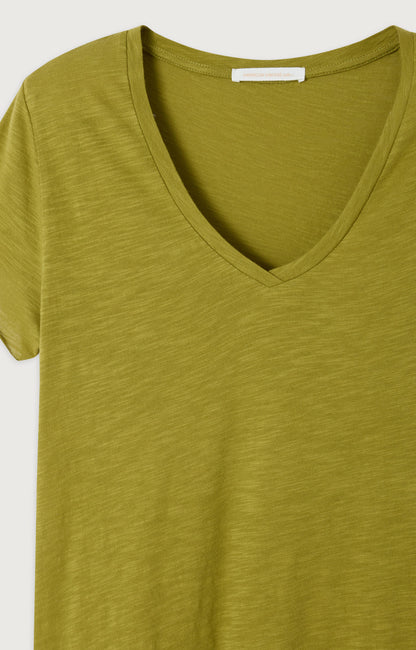 T-SHIRT TRAPEZE MC COL V