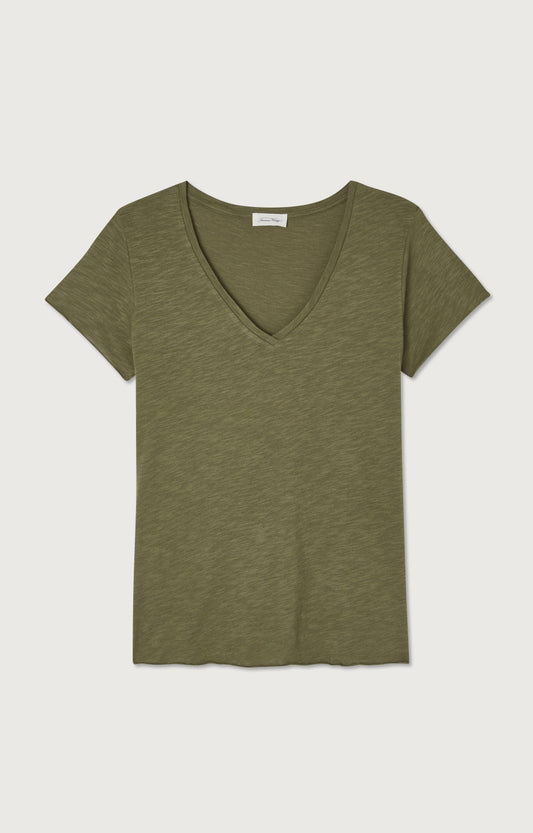 T-SHIRT TRAPEZE MC COL V