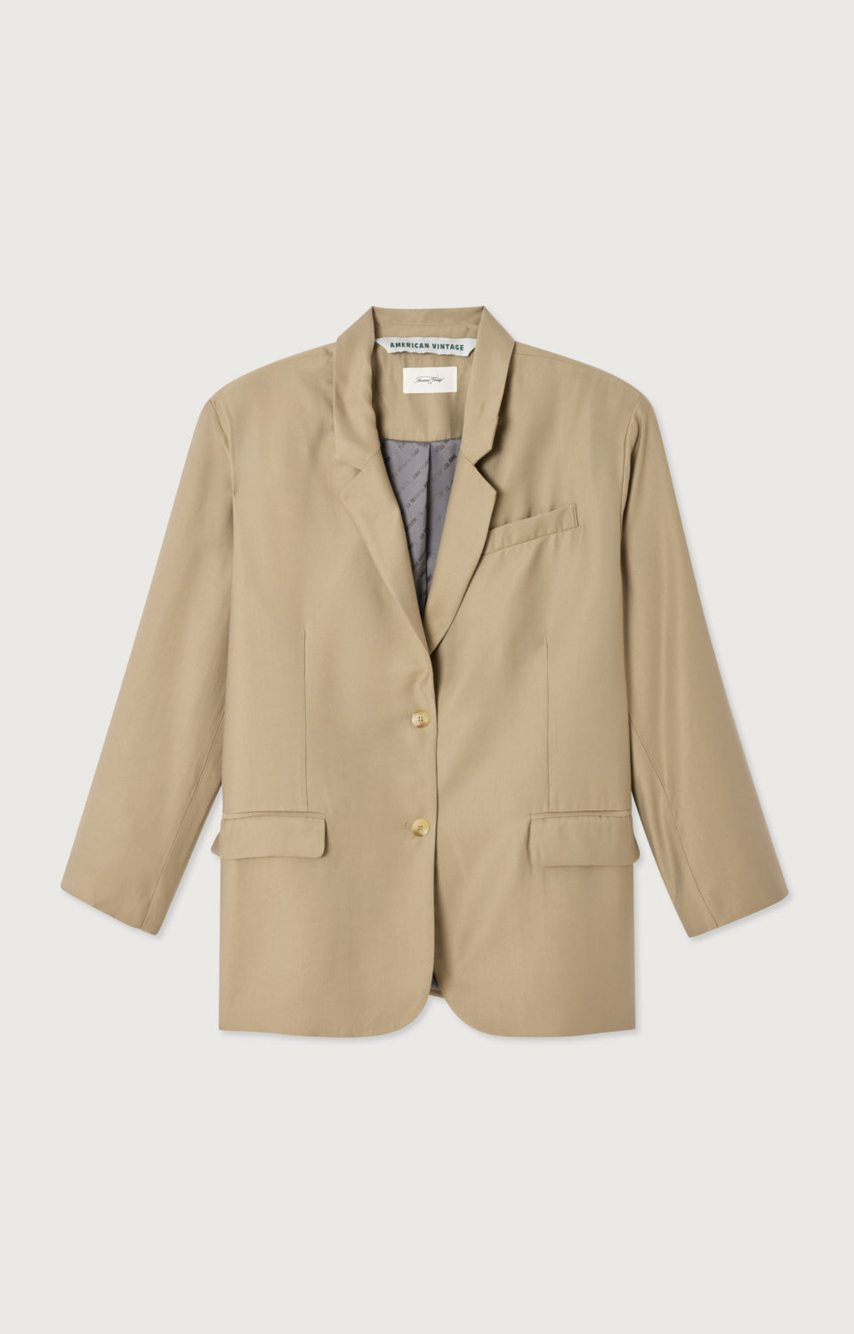 BLAZER AMPLE ML COL BLAZER BOUTONNE