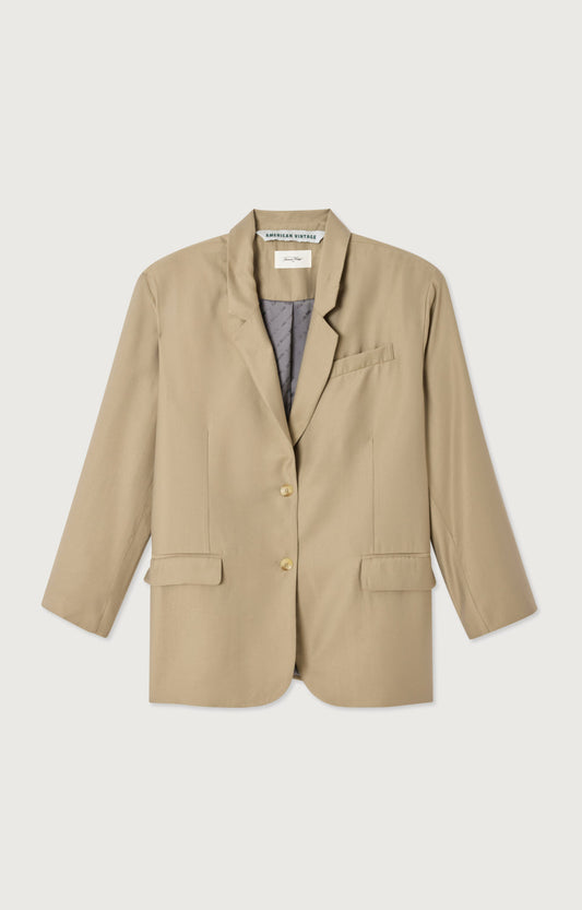 BLAZER AMPLE ML COL BLAZER BOUTONNE