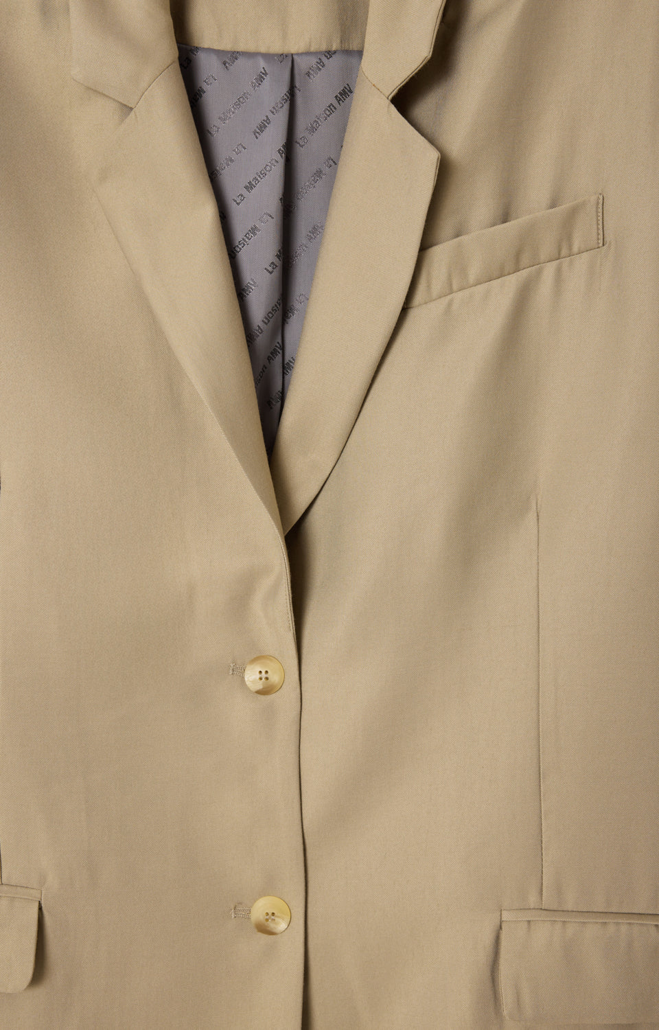 BLAZER AMPLE ML COL BLAZER BOUTONNE