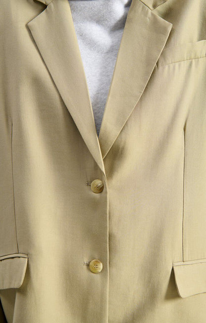 BLAZER AMPLE ML COL BLAZER BOUTONNE