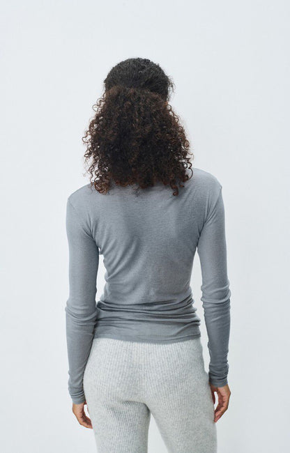 T-SHIRT AJUSTE ML COL ROULE