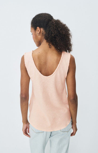 DEBARDEUR MI-LONG TRAPEZE COL U
