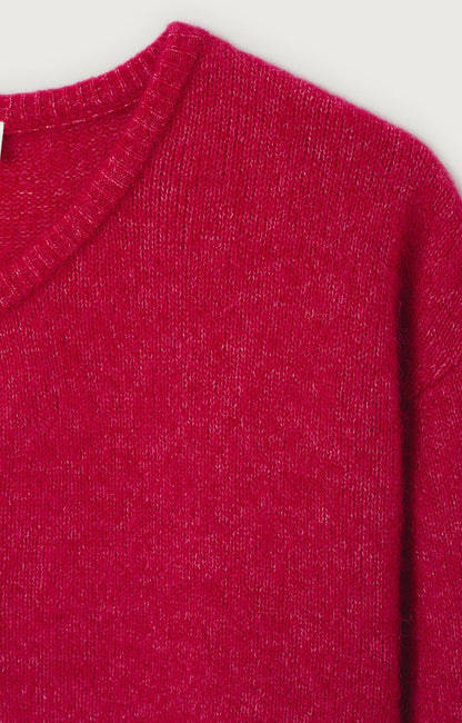 GILET COURT ML COL ROND