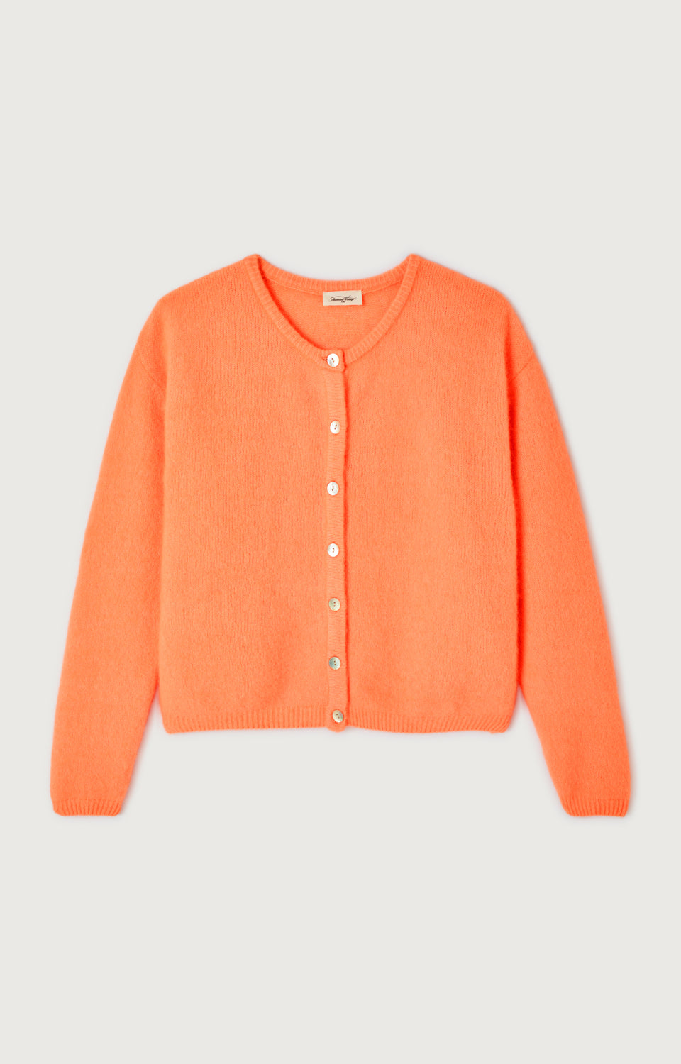 GILET COURT ML COL ROND