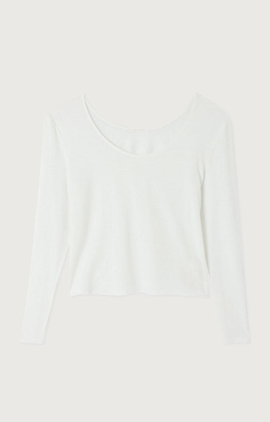 T-SHIRT DROIT ML COL U
