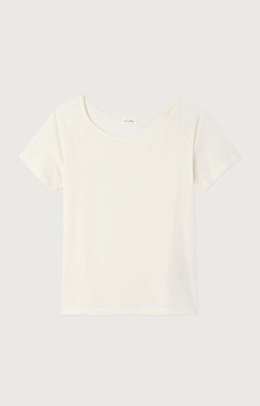 T-SHIRT MC COL BATEAU