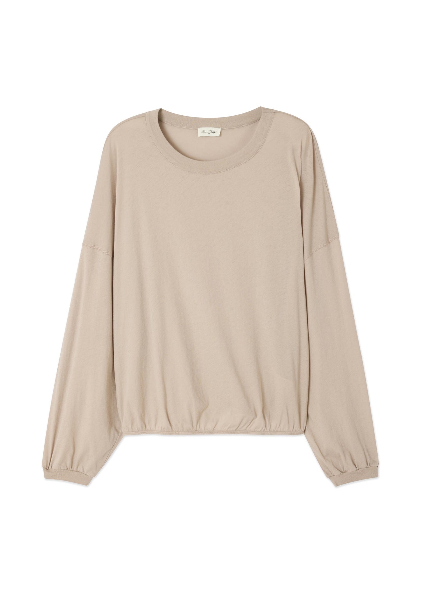 T-SHIRT AMPLE ML COL ROND
