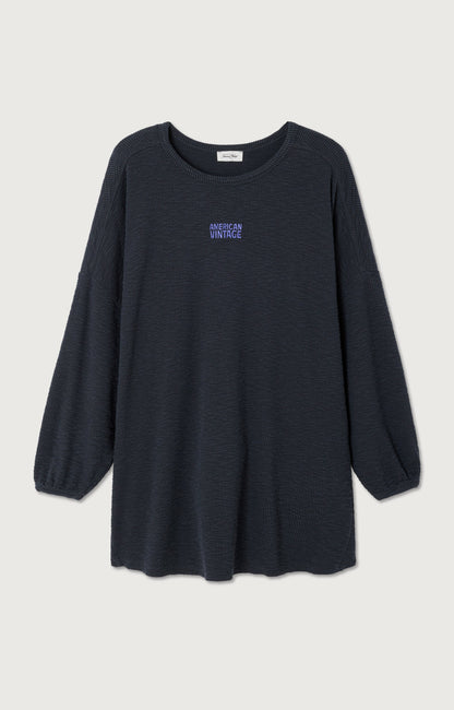 T-SHIRT MI LONG AMPLE MANCHES 7/8 COL ROND