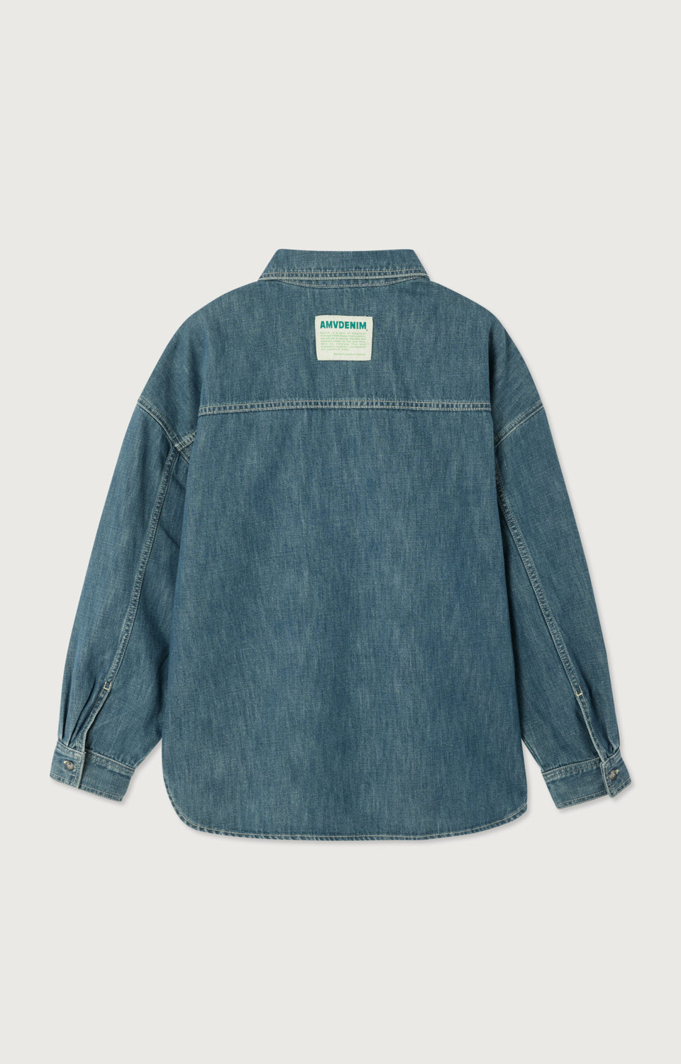 CHEMISE AMPLE ML COL BOUTONNE