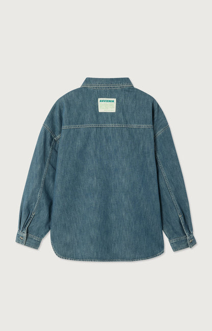 CHEMISE AMPLE ML COL BOUTONNE