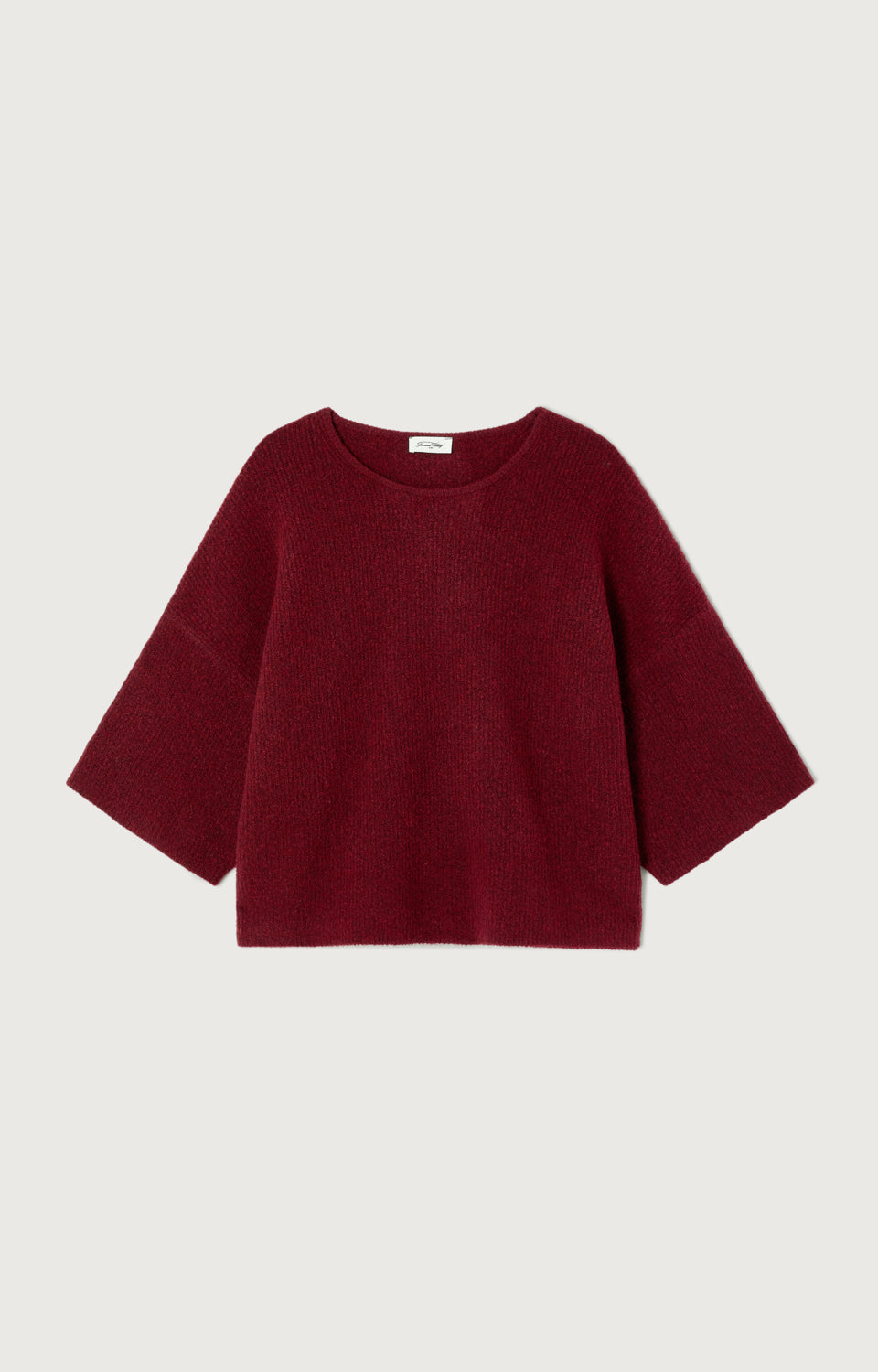 PULL AMPLE MANCHES 3/4 COL ROND