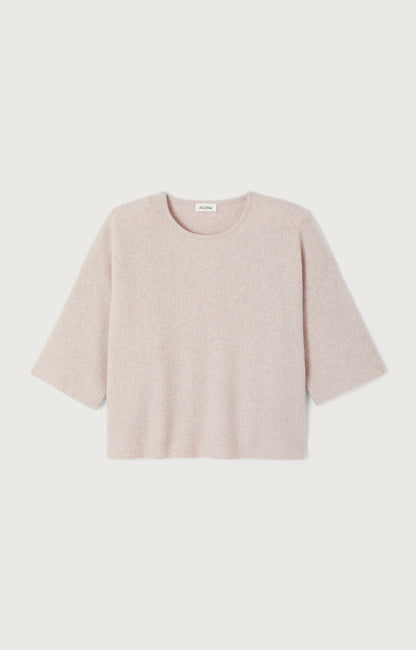 PULL AMPLE MANCHES 3/4 COL ROND