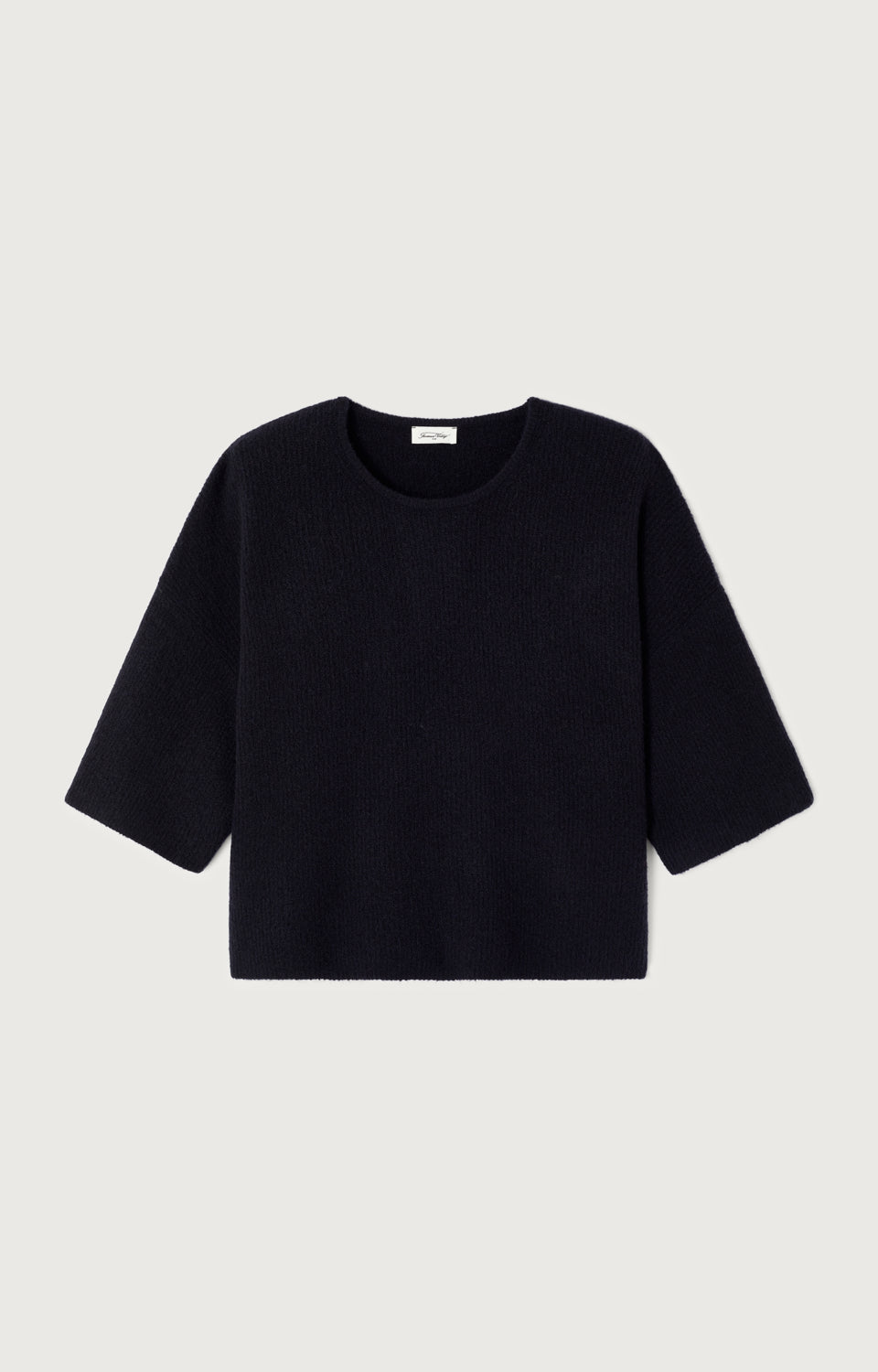 PULL AMPLE MANCHES 3/4 COL ROND