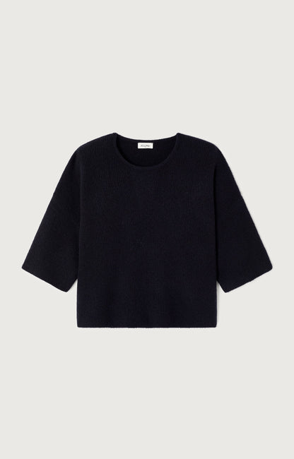 PULL AMPLE MANCHES 3/4 COL ROND