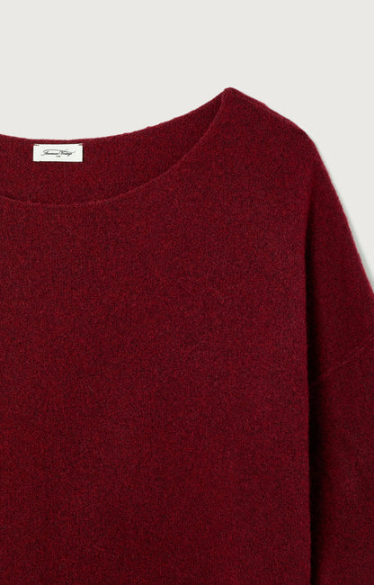 PULL BOULE ML COL BATEAU