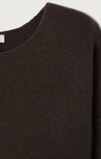 PULL BOULE ML COL BATEAU