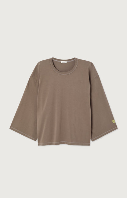 T-SHIRT AMPLE ML COL ROND