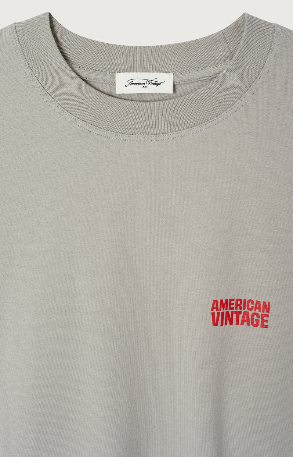 T-SHIRT MI LONG AMPLE ML COL ROND