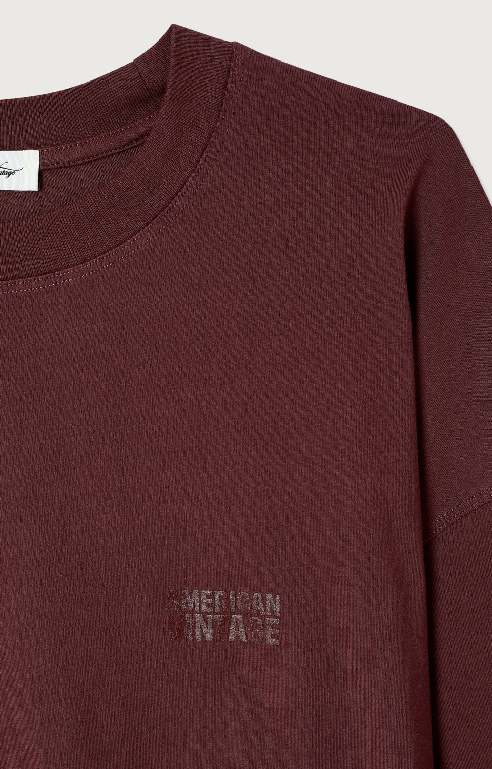 T-SHIRT MI LONG AMPLE ML COL ROND