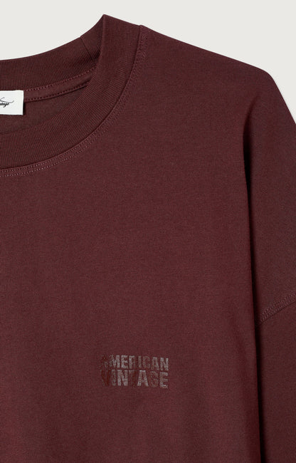 T-SHIRT MI LONG AMPLE ML COL ROND